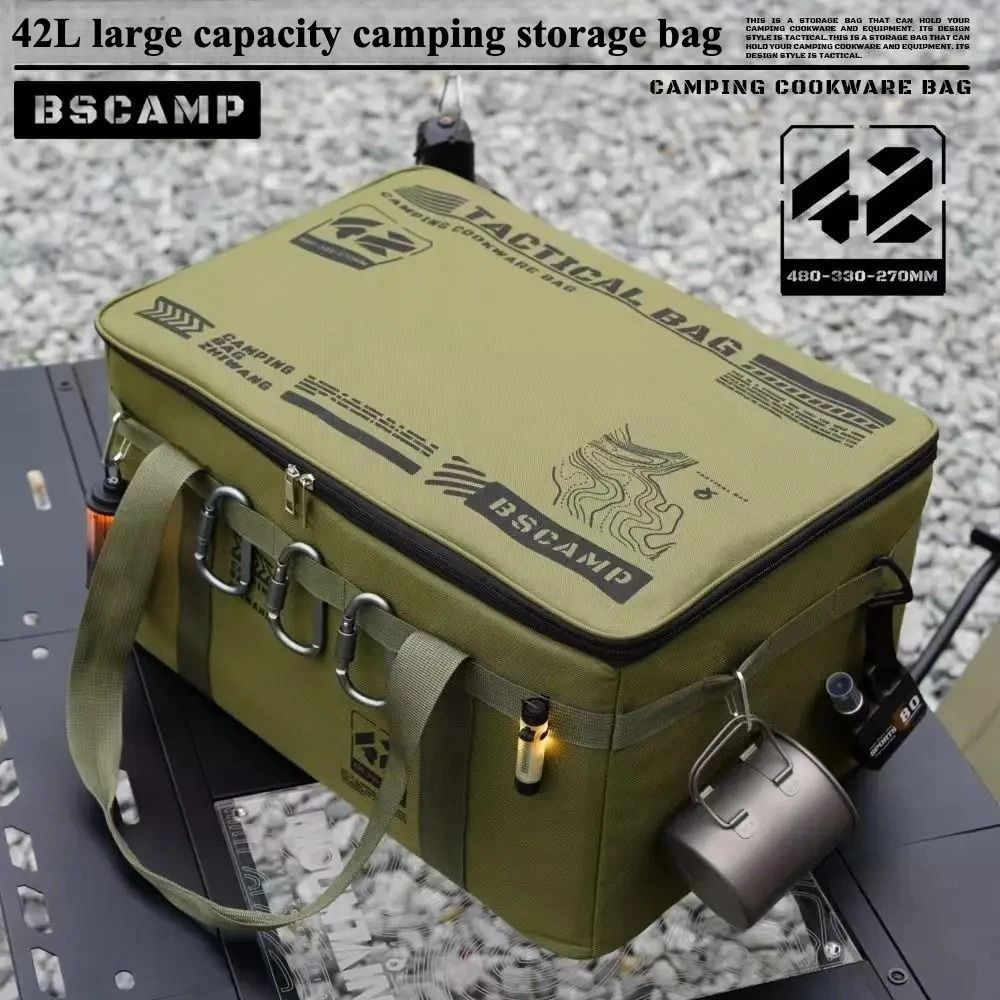 Large Capacity Folding Outdoor Storage Box for Camping and Travel