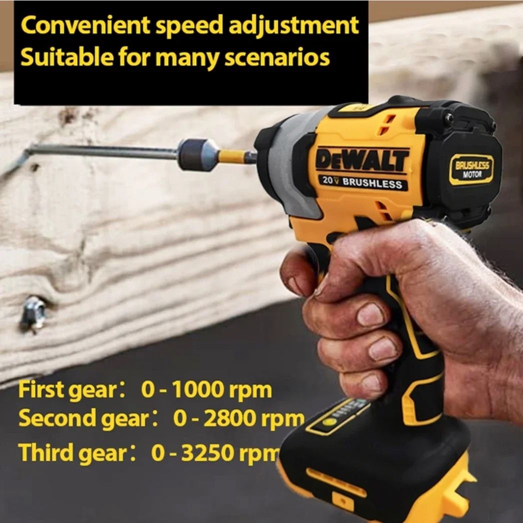 Compact Brushless Impact Driver With High Torque For Fastening And Drilling 4