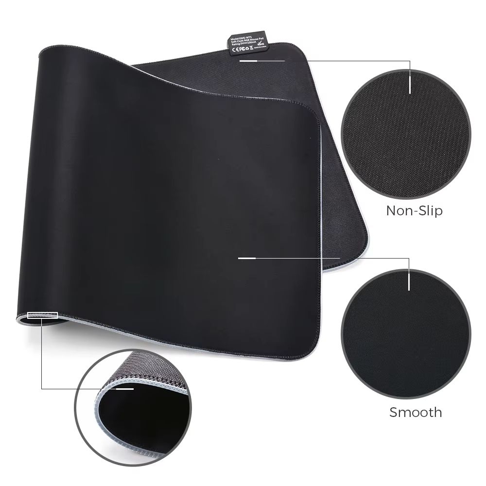 RGB LED Gaming Desk Mat  Waterproof Large Mousepad With ColorChanging Backlight For PC Dota  CS 1