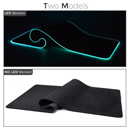 RGB LED Gaming Desk Mat  Waterproof Large Mousepad With ColorChanging Backlight For PC Dota  CS 4