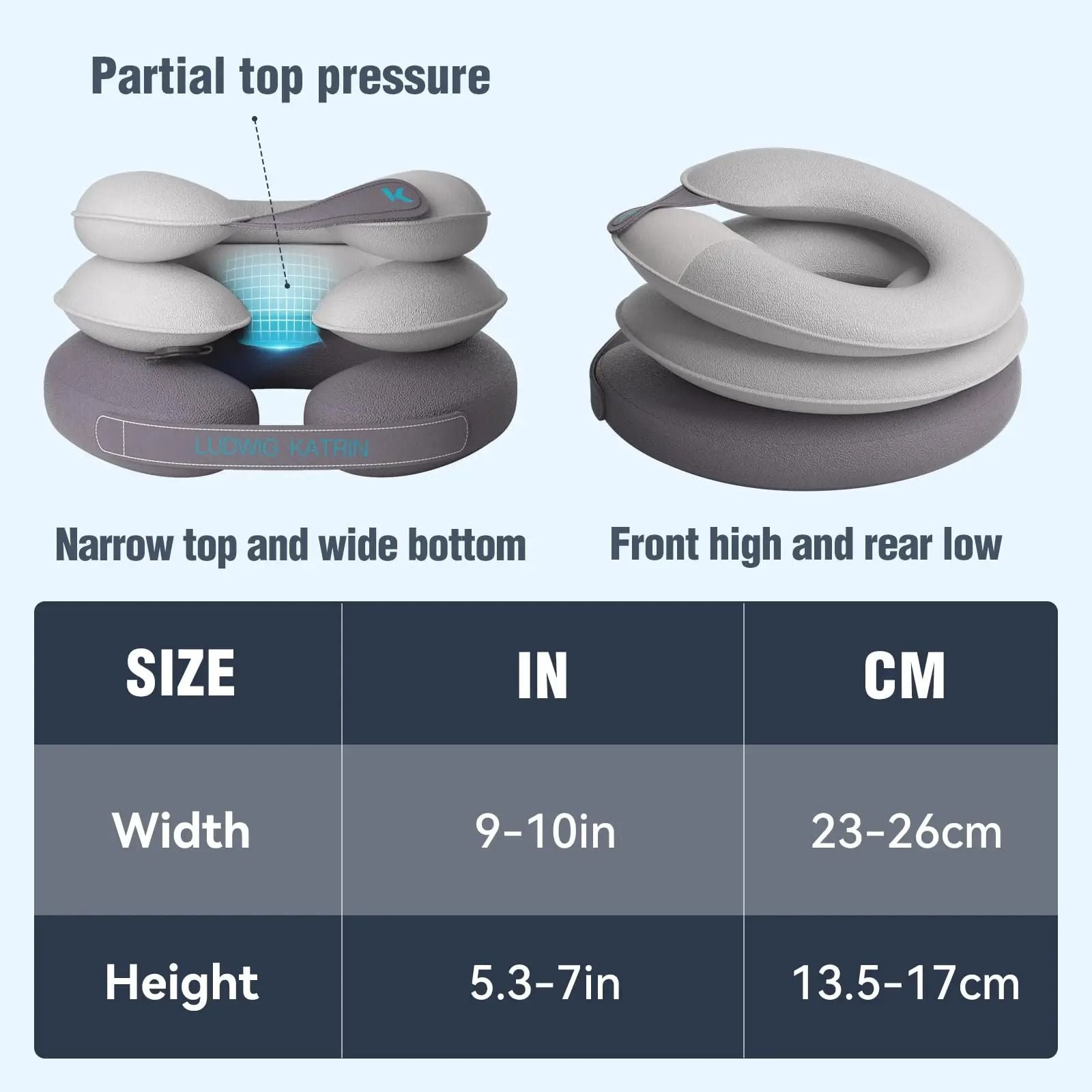 Inflatable Cervical Neck Traction Device For Neck Pain Relief And Posture Support 2