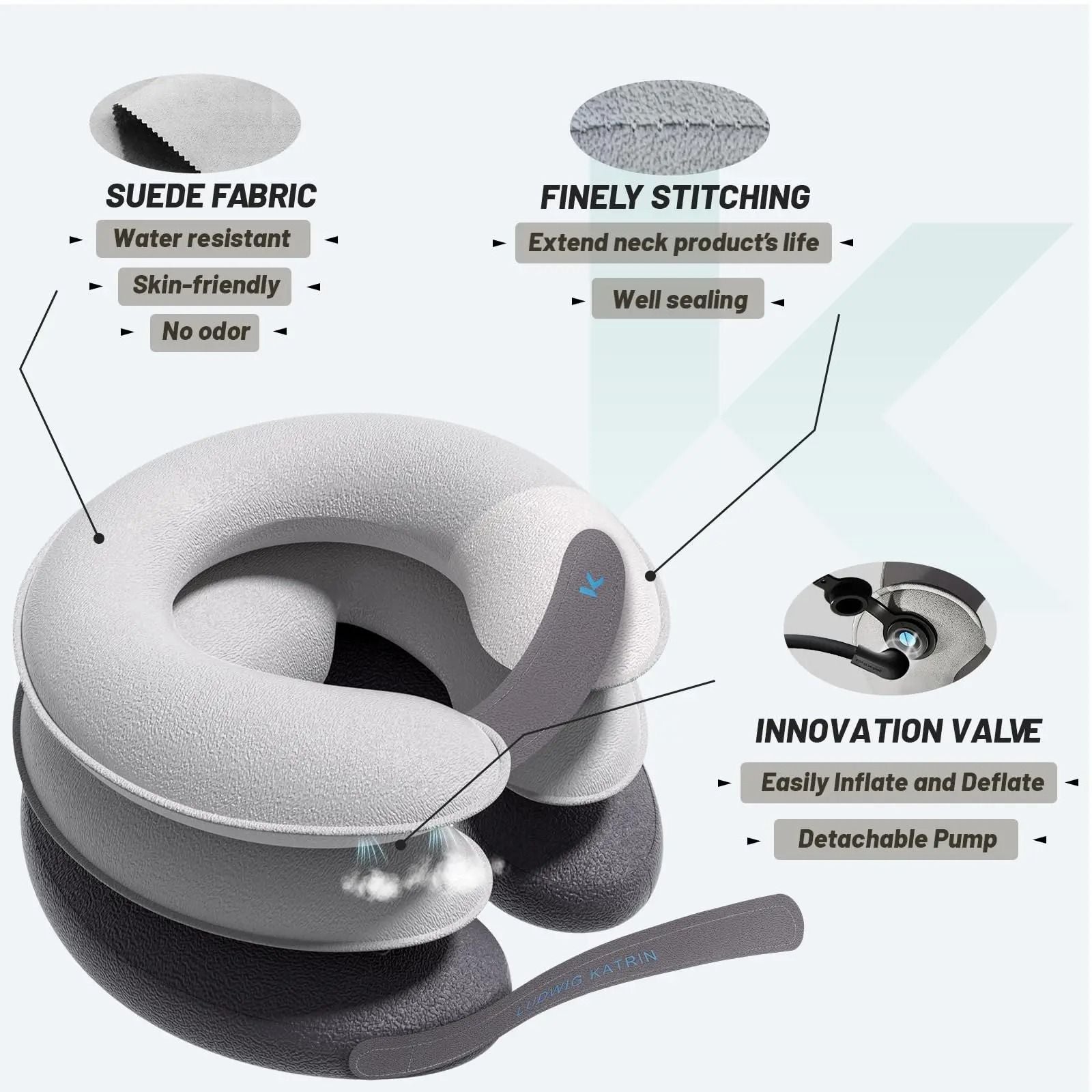Inflatable Cervical Neck Traction Device For Neck Pain Relief And Posture Support 3