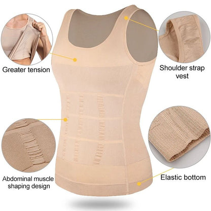 Mens Compression Shaper Vest For Slimming And Workout Support 5