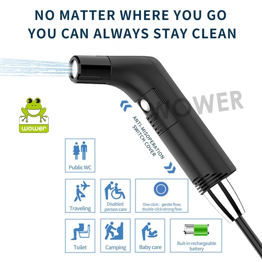 Portable Electric Bidet With Rechargeable Spray And 23L Tank For Travel And Camping 6