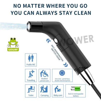 Portable Electric Bidet With Rechargeable Spray And 23L Tank For Travel And Camping 6
