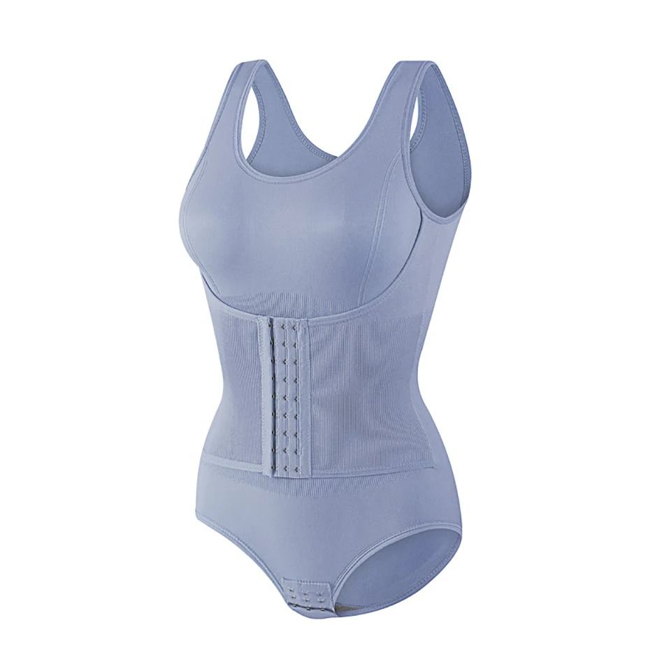 Womens Full Body Shaper With Zipper And Waist Belt For Tummy Control And Slimming Support 8