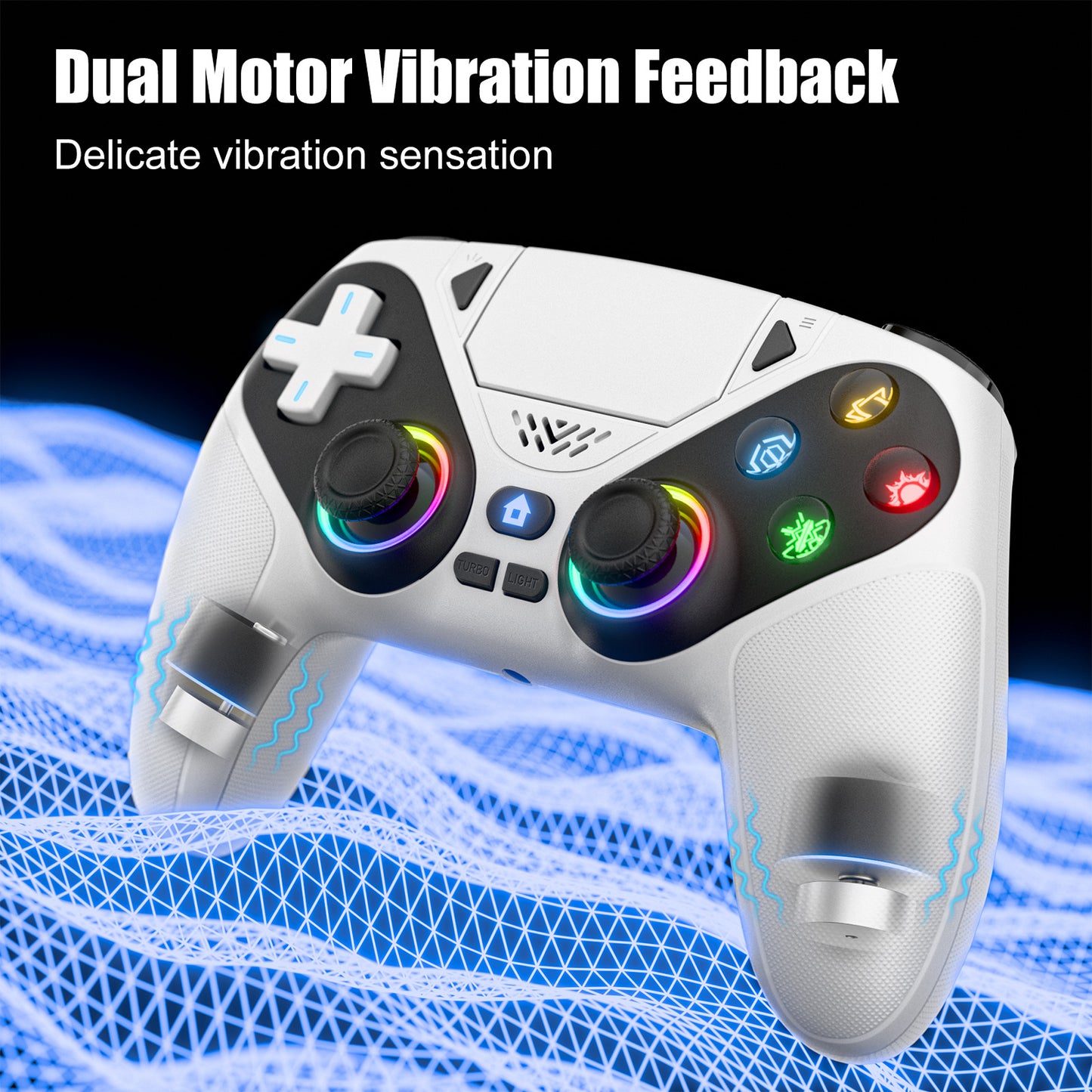 PS5 Wireless Controller For Playstation 5 Turbo Bluetooth Gamepad For PC Console Dual Sense Vibrati 4