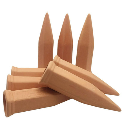 SelfWatering Plant Stakes Terracotta Automatic Plant Waterer Devices For Indoor  Outdoor Plants 4