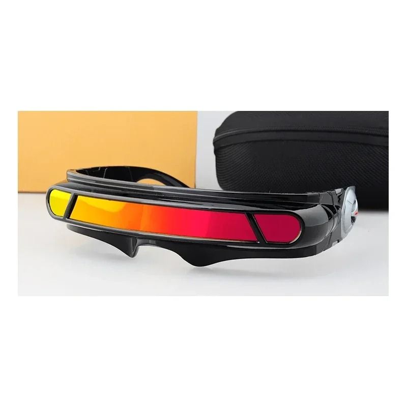Wraparound Polarized Shield Sunglasses For Men And Women With Futuristic Design 6