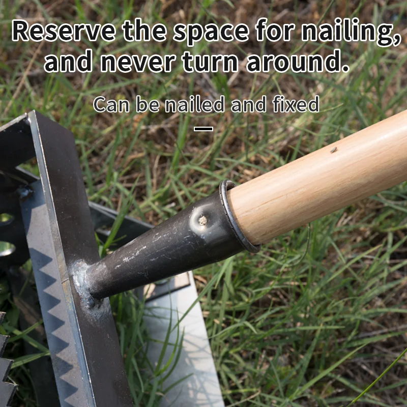 Hand Push Hoe Weeder Manganese Steel Weed Machine