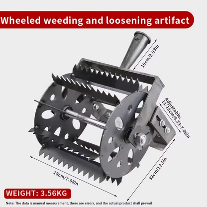Hand Push Hoe Weeder Manganese Steel Weed Machine