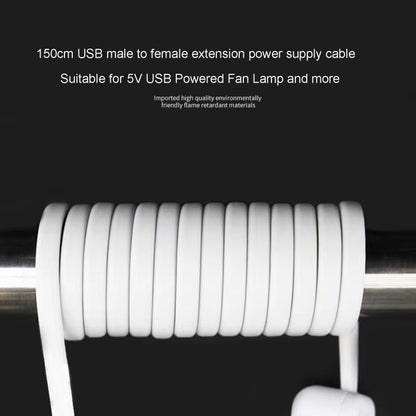 15m USB Power Extension Cable With Remote  TimerControlled USB Cord For Fans Lamps And Devices 3
