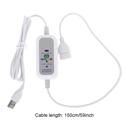 15m USB Power Extension Cable With Remote  TimerControlled USB Cord For Fans Lamps And Devices 5