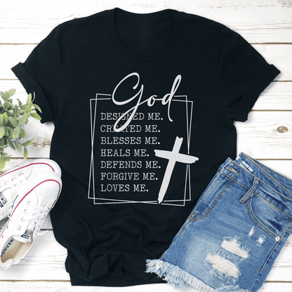 God Designed Me Crimted Me Tee 3