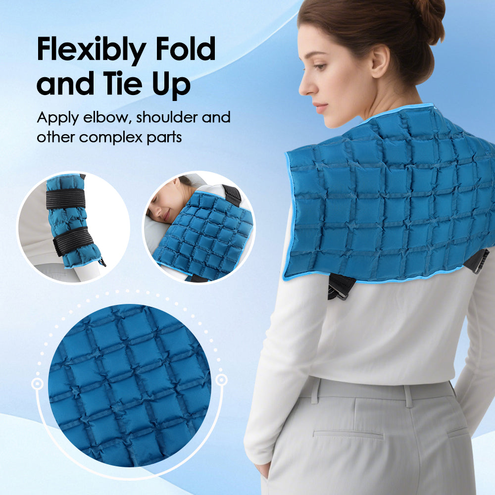 Self Absorbing Water Knee Brace Pad Hot & Ice Compress Physiotherapy Wrap for Knee Leg, Neck, Shoulder & Hip Pain Relief