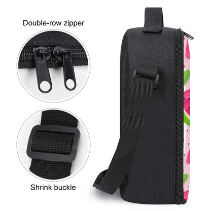 Fresh Watermelon Insulated Lunch Bag, Durable Oxford Cloth, for School, Summer Picnic, Outdoor Office Camping