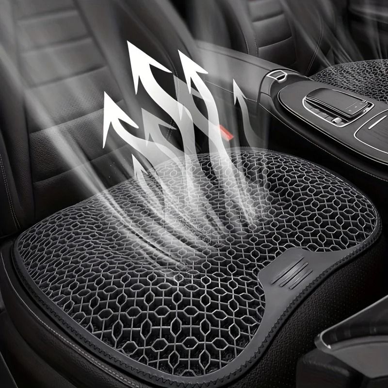 Gel Seat Cushion Honeycomb Design For Car Office Support Ergonomic Breathable Washable Pad For Chai 5
