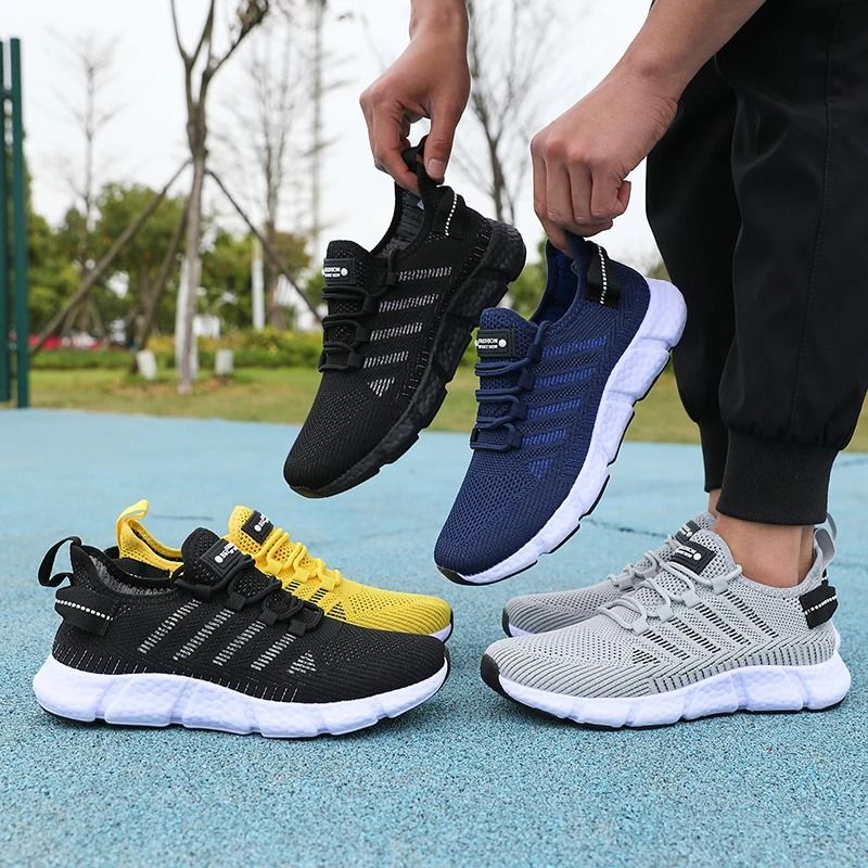 Mens Breathable Mesh Running Shoes Soft Sole Athletic Sneakers For Casual Outdoor Comfort And Exerc 1