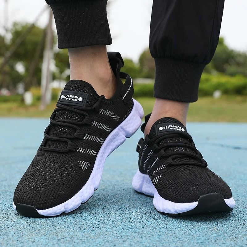 Mens Breathable Mesh Running Shoes Soft Sole Athletic Sneakers For Casual Outdoor Comfort And Exerc 2