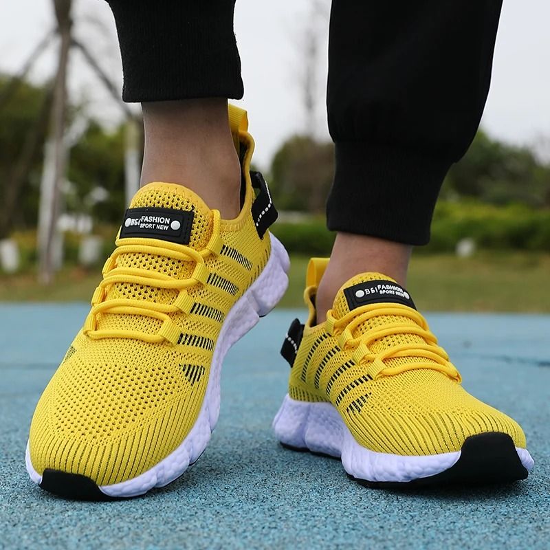 Mens Breathable Mesh Running Shoes Soft Sole Athletic Sneakers For Casual Outdoor Comfort And Exerc 5
