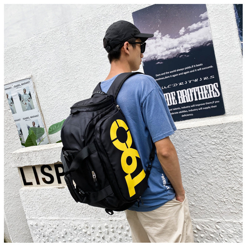 Sports Duffle Gym Backpack Women, Fitness Boston Luggage Bag, Shoulder Tote Travel Bag for Weekend or Daily Use