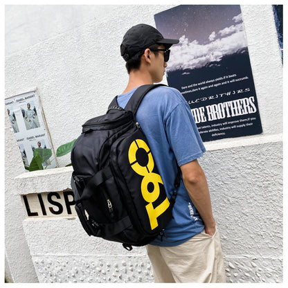 Sports Duffle Gym Backpack Women, Fitness Boston Luggage Bag, Shoulder Tote Travel Bag for Weekend or Daily Use