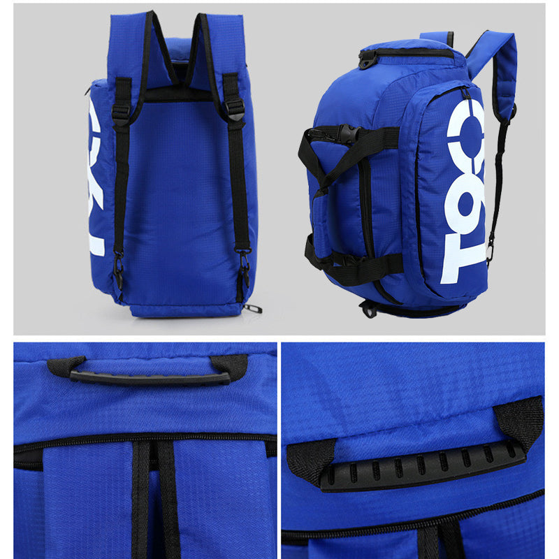 Sports Duffle Gym Backpack Women, Fitness Boston Luggage Bag, Shoulder Tote Travel Bag for Weekend or Daily Use