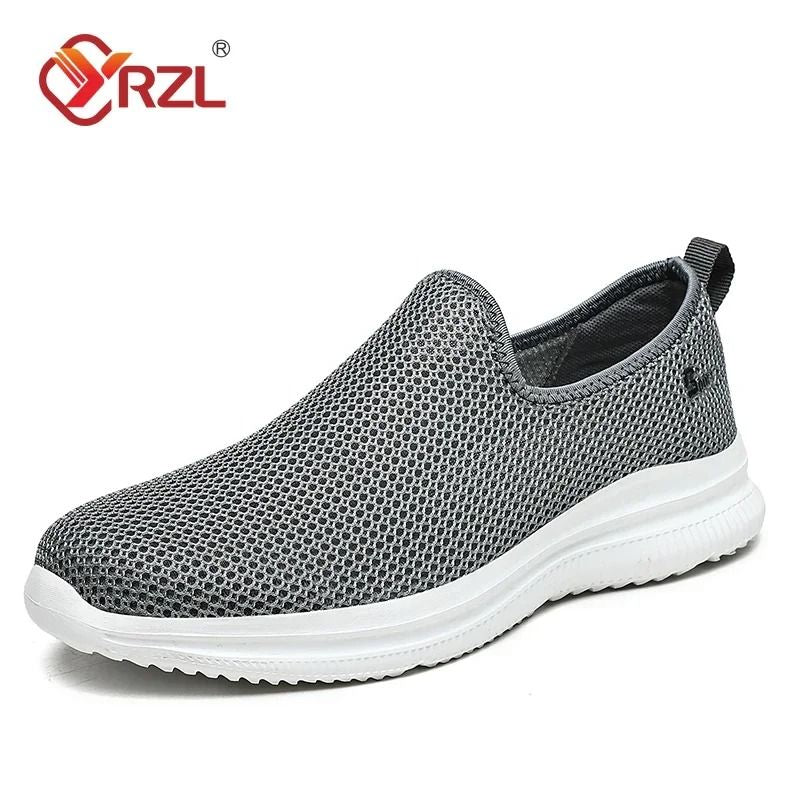 YRZL Mens Mesh Sneakers Lightweight Non Slip Walking Loafers Breathable Unisex Tennis Shoes For Eve 7