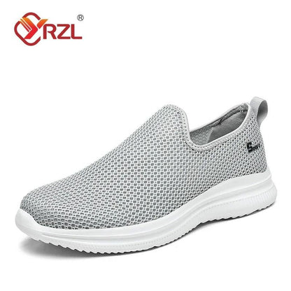 YRZL Mens Mesh Sneakers Lightweight Non Slip Walking Loafers Breathable Unisex Tennis Shoes For Eve 8