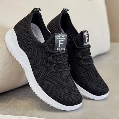 Womens Lightweight Mesh Sneakers Soft Breathable Running Shoes For Daily And Sports Wear 1