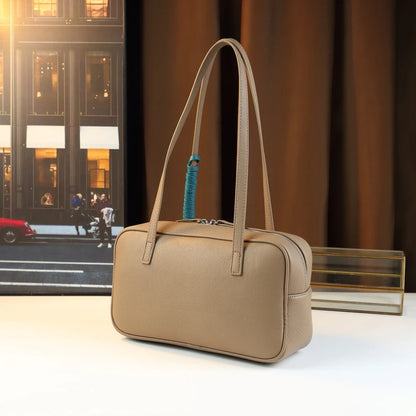 Lipstick Bag Pendant Women Handbag, Boston Style Change Bag, Large Capacity Shoulder Messenger, Chic & Simple Design