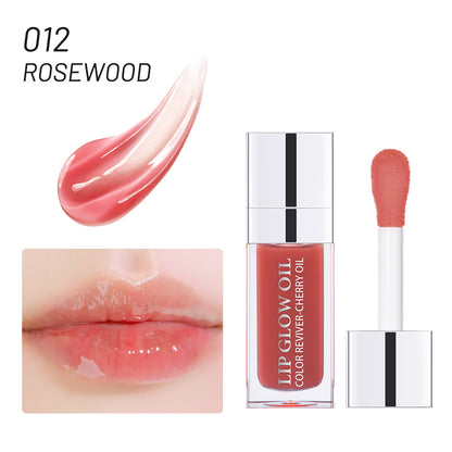 Crystal Jelly Moisturizing Lip Oil Plumping Lip Gloss Sexy Plump Lip Glow Tinted Lip Plumper Hydrat 8