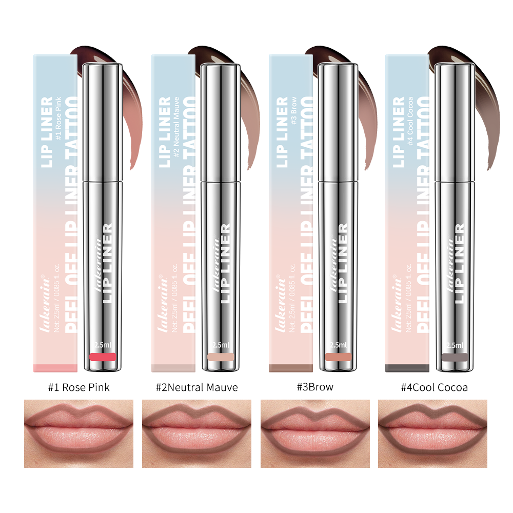 Peel Off Lip Liner, Long Lasting Waterproof Matte Lip Tint Tattoo, Sexy Red Contour, Non Stick Cup, Smudge Proof Lip