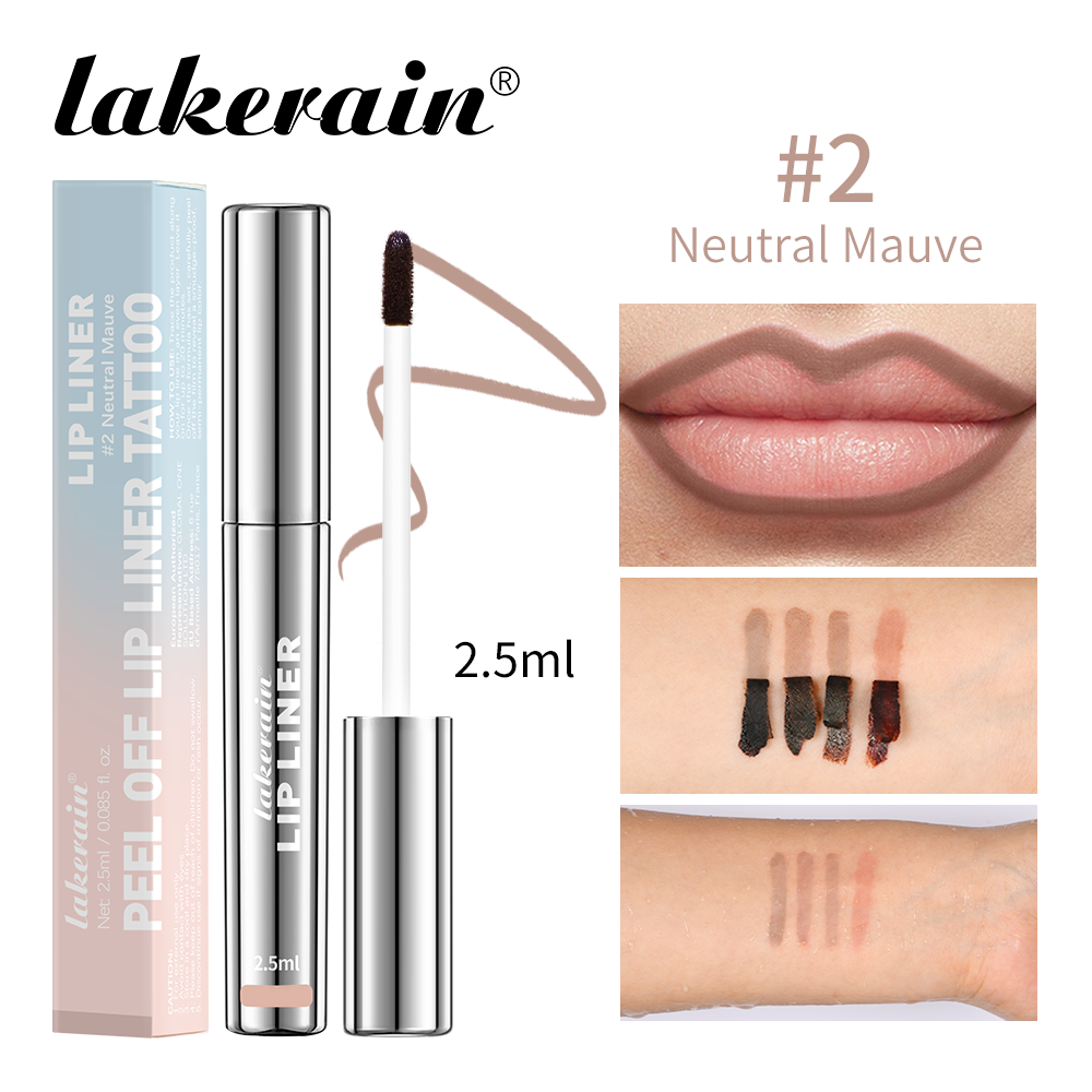 Peel Off Lip Liner, Long Lasting Waterproof Matte Lip Tint Tattoo, Sexy Red Contour, Non Stick Cup, Smudge Proof Lip