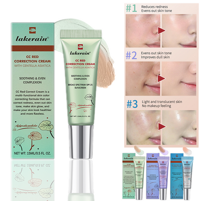 CC Cream Color Changing Liquid Foundation Korean High Coverage Base Makeup Centella Hydrating Found 1