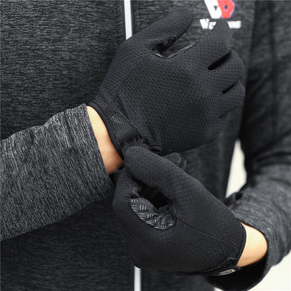Premium Full Finger Cycling Gloves  Touch Screen Compatible NonSlip Silicone Palm For MTB  Driving 4