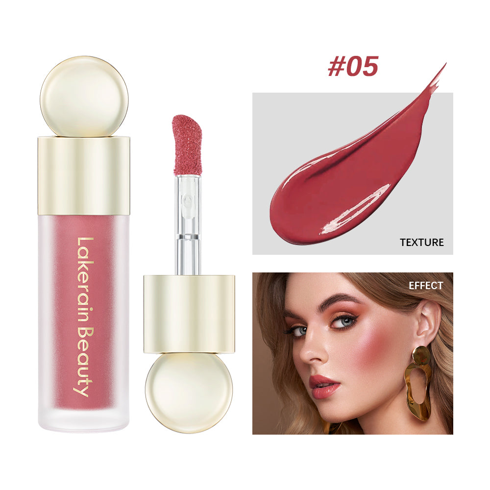 Liquid Blush Matte Palette, Real Makeup Blush Stick, Creamy Pink Face Color, Multi-use Eyeshadow Lip Tint, Long-lasting