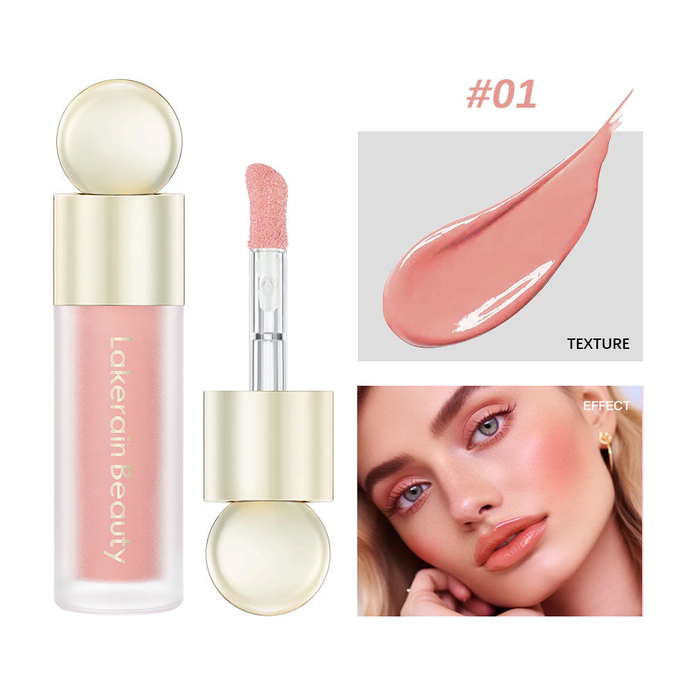 Liquid Blush Matte Palette, Real Makeup Blush Stick, Creamy Pink Face Color, Multi-use Eyeshadow Lip Tint, Long-lasting