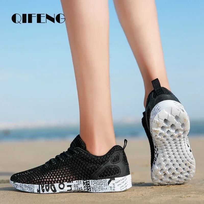 Breathable Mesh Aqua Sneakers For Men Lightweight Sport Casual Walking Shoes For Summer Beach And O 1
