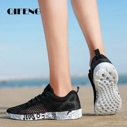 Breathable Mesh Aqua Sneakers For Men Lightweight Sport Casual Walking Shoes For Summer Beach And O 1