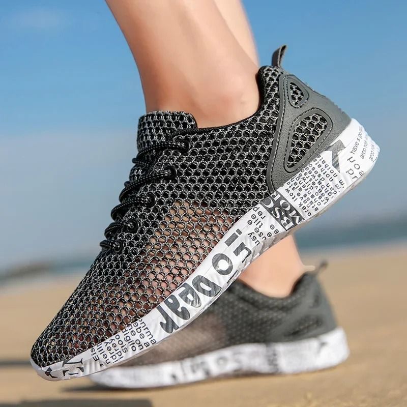 Breathable Mesh Aqua Sneakers For Men Lightweight Sport Casual Walking Shoes For Summer Beach And O 7