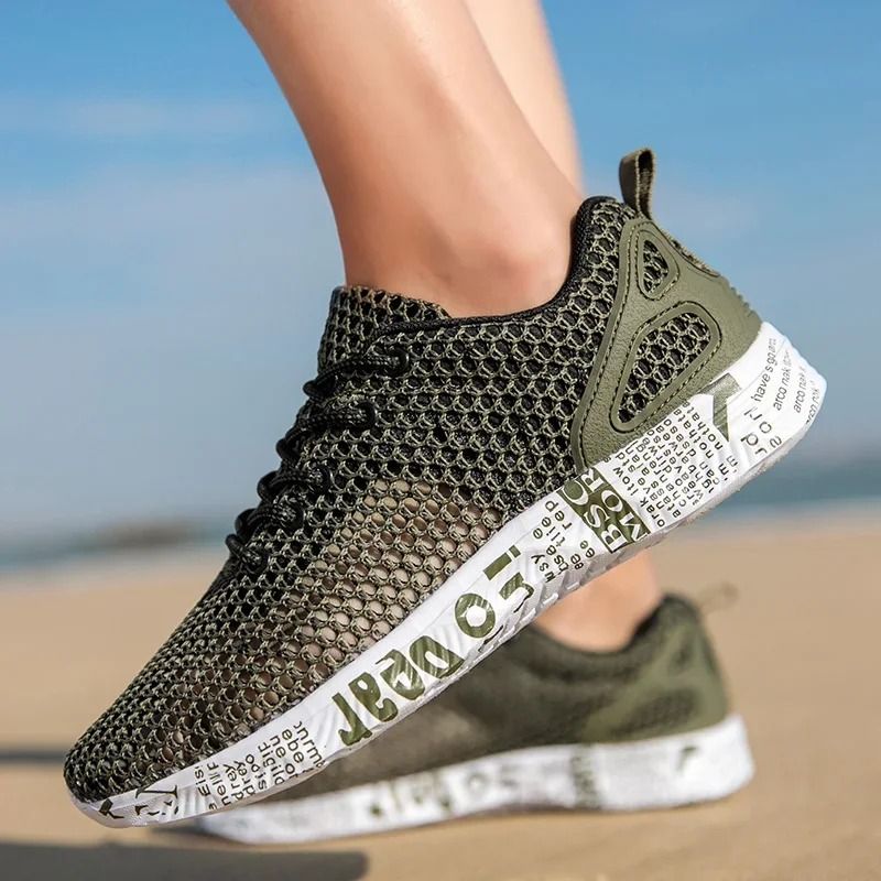 Breathable Mesh Aqua Sneakers For Men Lightweight Sport Casual Walking Shoes For Summer Beach And O 8