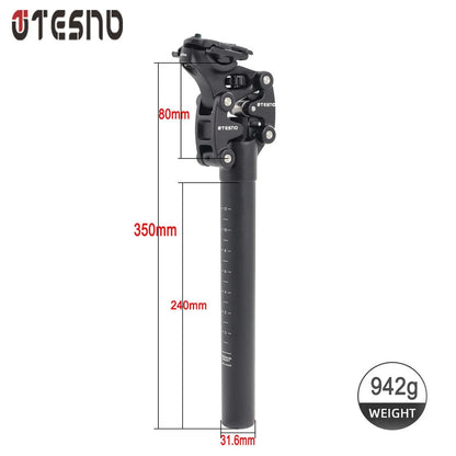 MTB Bicycle Suspension Seatpost With Adjustable Travel And Shock Absorption 8