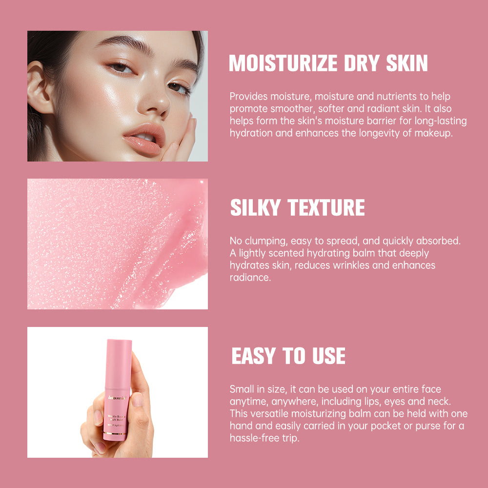 Multi Balm Collagen Moisturizing Wrinkle Bounce Stick Brighten Dull Skin Elasticity Boost For Eyes  2