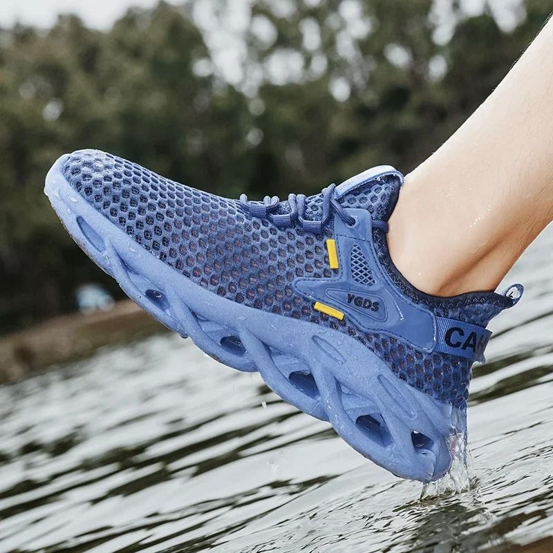 Mens Mesh Sneakers For Summer With Breathable Lightweight Comfort And Outdoor Grip 1