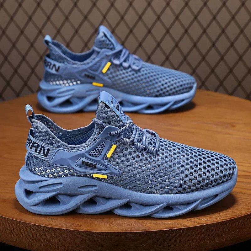 Mens Mesh Sneakers For Summer With Breathable Lightweight Comfort And Outdoor Grip 4
