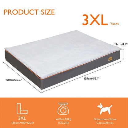 Orthopedic Memory Foam Dog Bed With Waterproof Cover And Washable Design 10