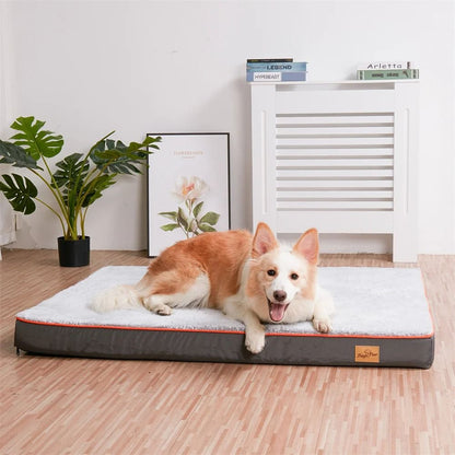 Orthopedic Memory Foam Dog Bed With Waterproof Cover And Washable Design 1