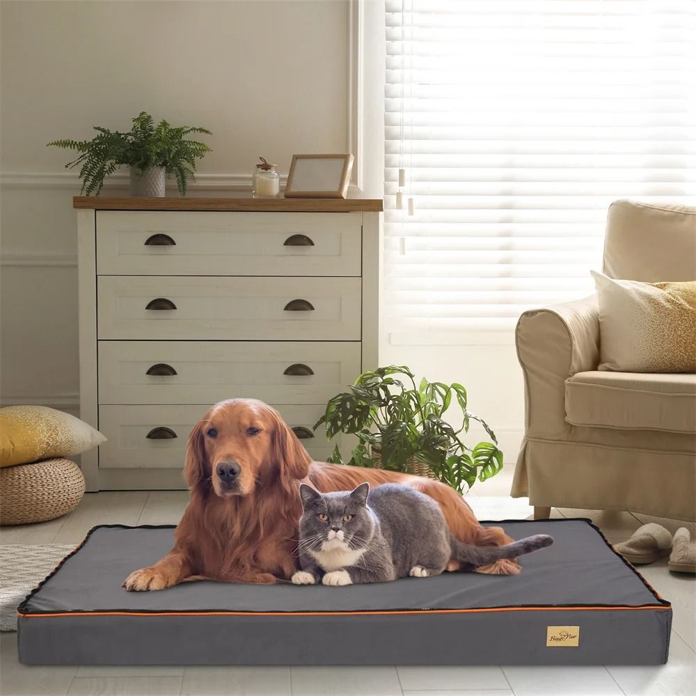 Orthopedic Memory Foam Dog Bed With Waterproof Cover And Washable Design 3