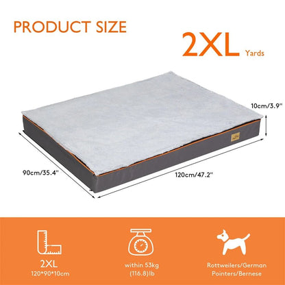 Orthopedic Memory Foam Dog Bed With Waterproof Cover And Washable Design 6